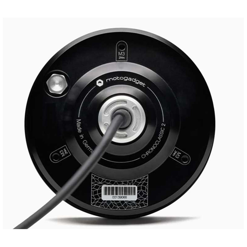 COMPTEUR MOTO GADGET CHRONOCLASSIC 2 - 200KM/H - NOIR