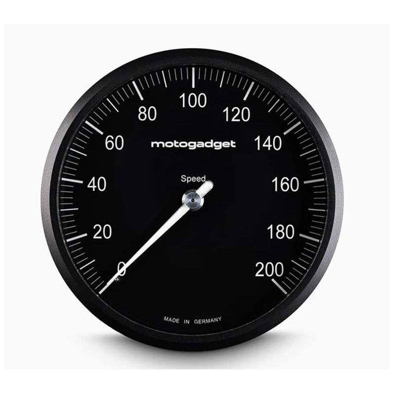 COMPTEUR MOTO GADGET CHRONOCLASSIC 2 - 200KM/H - NOIR