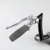 CONTACTEUR VINTAGE DOUBLE BOUTON EN LAITON CHROME SATINE