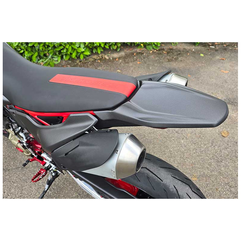 COQUE ARRIERE CARBONE MAT CNC RACING Ducati Hypermotard 698 Mono
