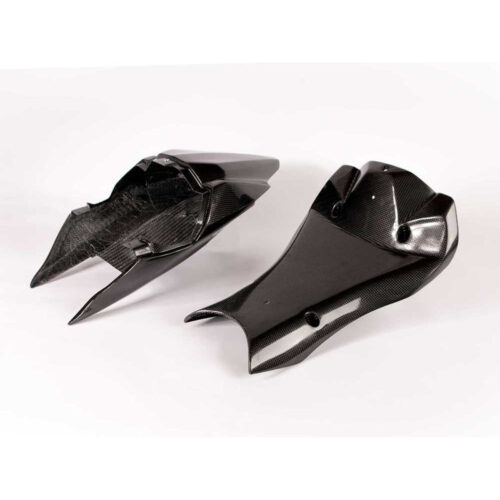 coque arrière racing carbone (2 pcs)