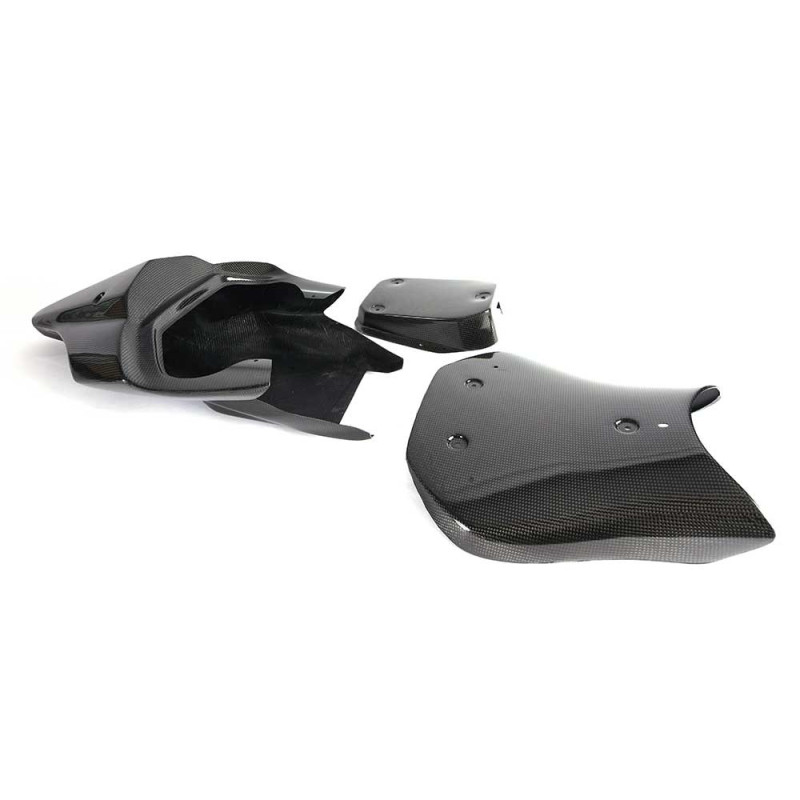 coque arrière racing carbone (3 pcs)