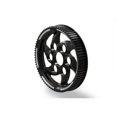 COURONNE COURROIE ARRIERE NOIR ALU CNC RACING DUCATI X DIAVEL