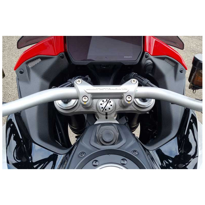 COUVRE CONDUIT D AIR CARBONE MAT CNC RACING Ducati Multistrada V4