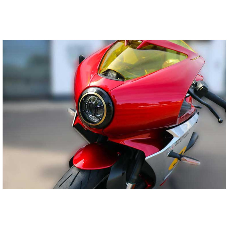 COUVRE-PHARE AVANT MVAGUSTA SUPERVELOCE 800 BICOLOR