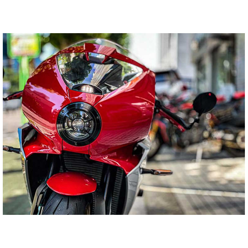 COUVRE-PHARE AVANT MVAGUSTA SUPERVELOCE 800 BICOLOR
