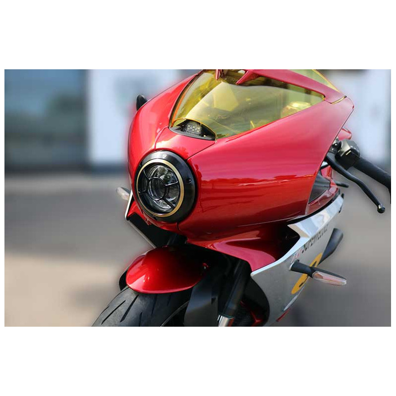 COUVRE-PHARE AVANT MVAGUSTA SUPERVELOCE 800 BICOLOR