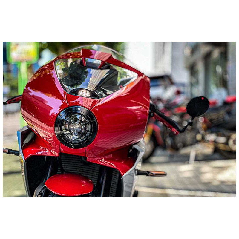 COUVRE-PHARE AVANT MVAGUSTA SUPERVELOCE 800 BICOLOR