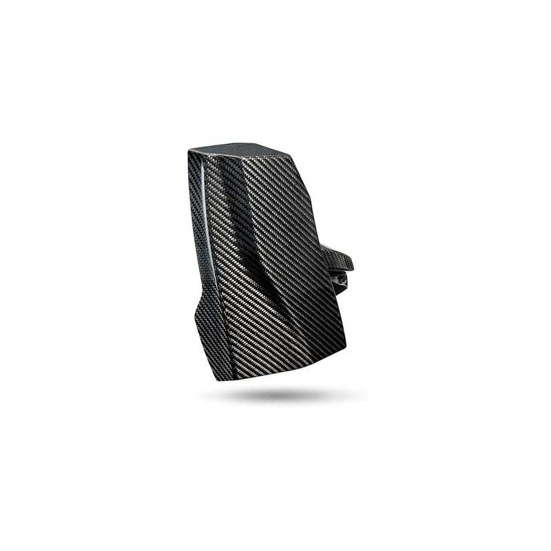 COUVRE RADIATEUR EN FIBRE DE CARBONE + COUVERCLE DE BOUCHON DE RADIATEUR EN ALUM