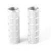 COUVRE REPOSES PIEDS CLASSIC SILVER TRIUMPH BONNEVILLE/SCRAMBLER/THRUXTON