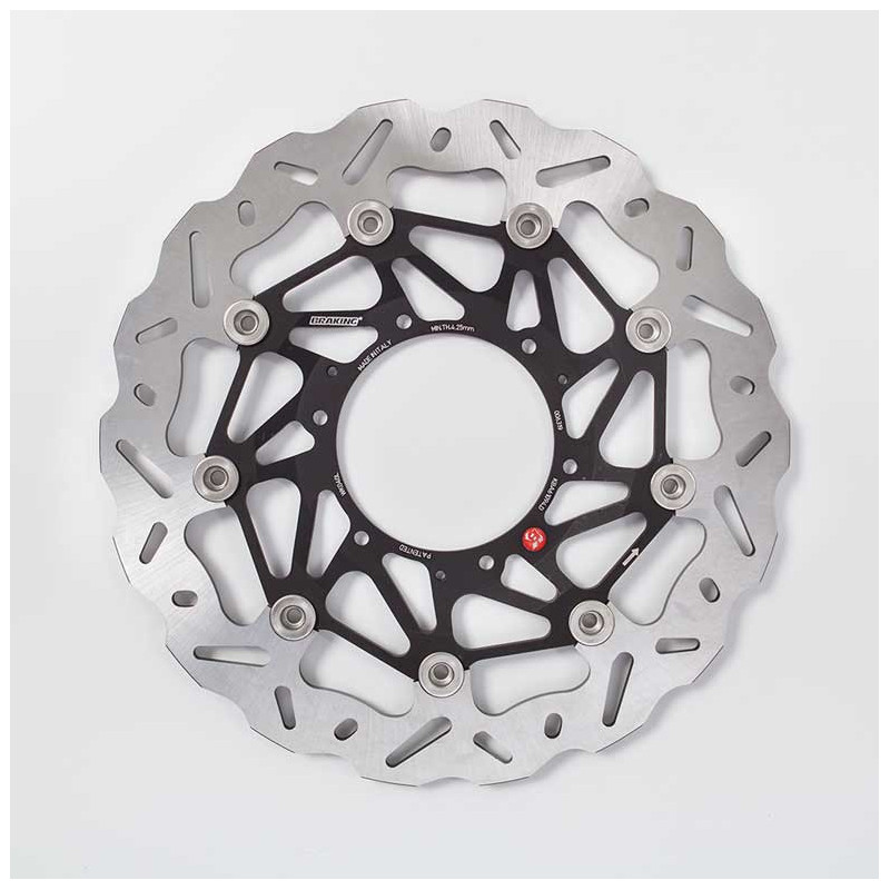 DISQUE DE FREIN AVANT ROUTE/PISTE BRAKING SK2 Ø296