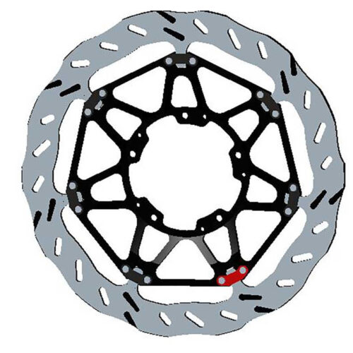 DISQUE DE FREIN ETPA W-FLO ROUTE BRAKING  Ø320