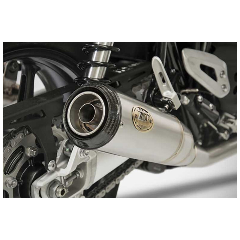 Double échappement bas inox conique Zard