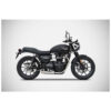 Double échappement bas inox Zard