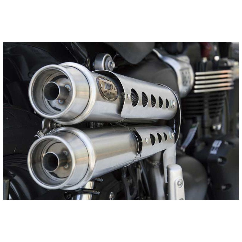 Double échappement bas inox Zard