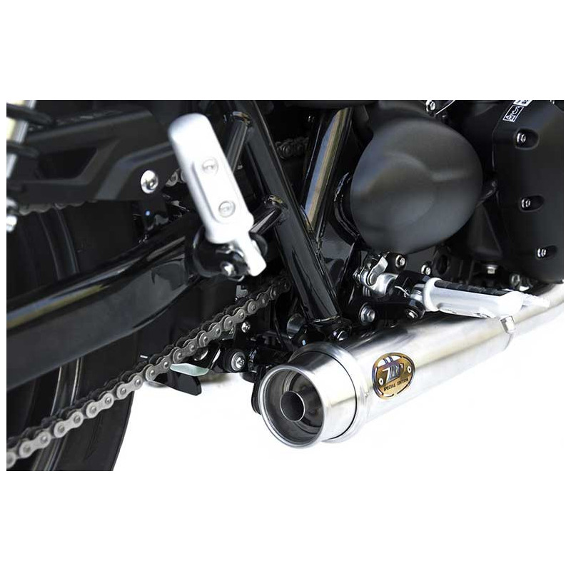 Double échappement bas inox Zard