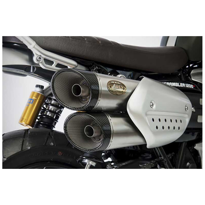 Double échappement haut inox Zard
