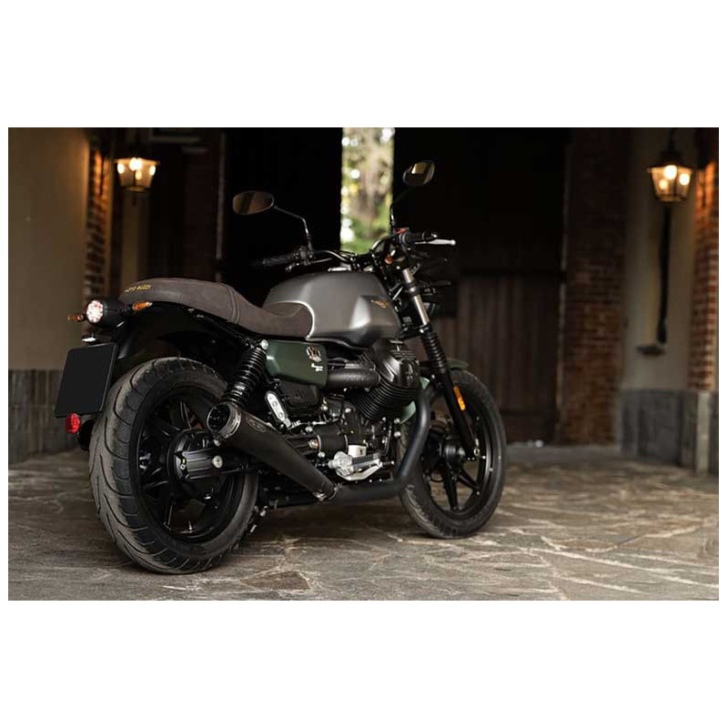 DOUBLE ECHAPPEMENT LIMITED EDITION ZARD INOX EMBOUT CARBONE MOTO GU