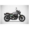 DOUBLE ECHAPPEMENT ZARD INOX NOIR MOTO GUZZI V7 850