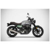 DOUBLE ECHAPPEMENT ZARD INOX NOIR MOTO GUZZI V7 850