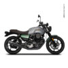 DOUBLE ECHAPPEMENT ZARD INOX NOIR MOTO GUZZI V7 850