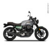 DOUBLE ECHAPPEMENT ZARD INOX NOIR MOTO GUZZI V7 850