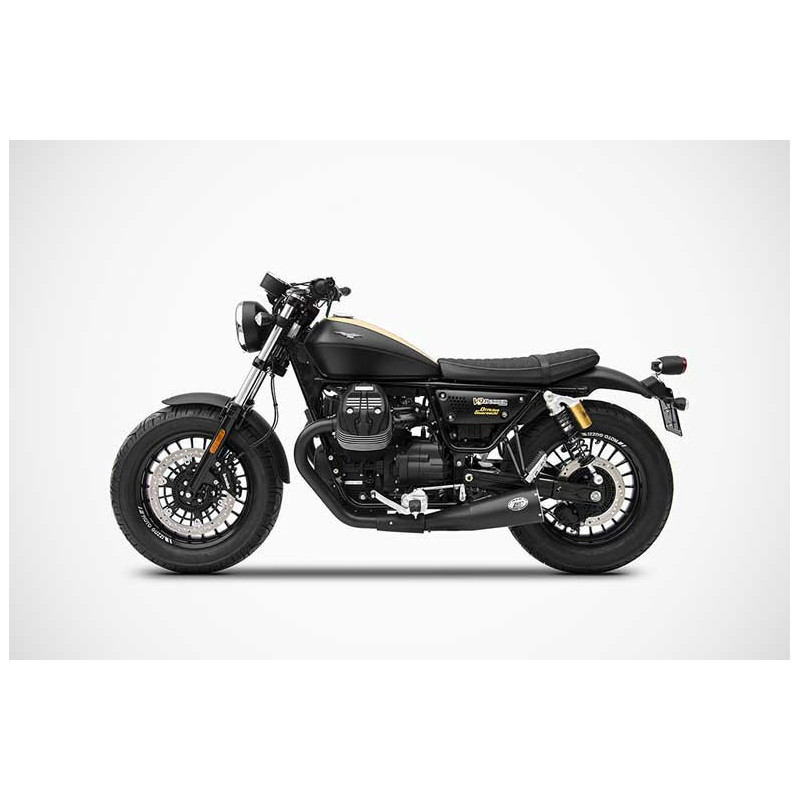 Double échappements big style inox guzzi v9 Zard
