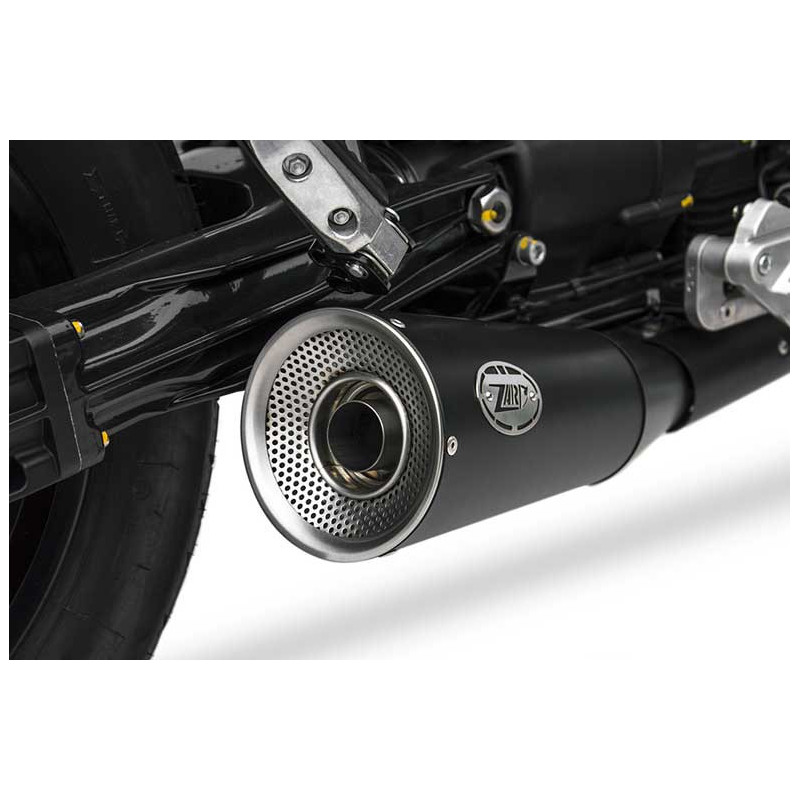 Double échappements big style inox guzzi v9 Zard