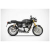 Double échappements coniques version thruxton 1200 Zard