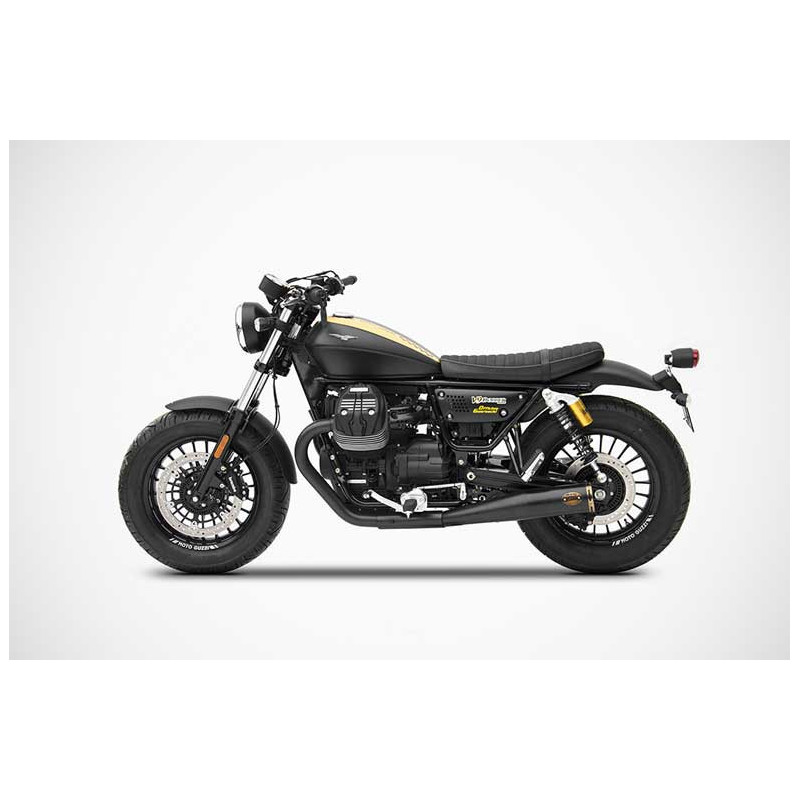 Double échappements slim inox guzzi v9 Zard