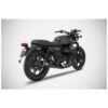 Double échappements Zuma chrome Guzzi v7 iii Zard