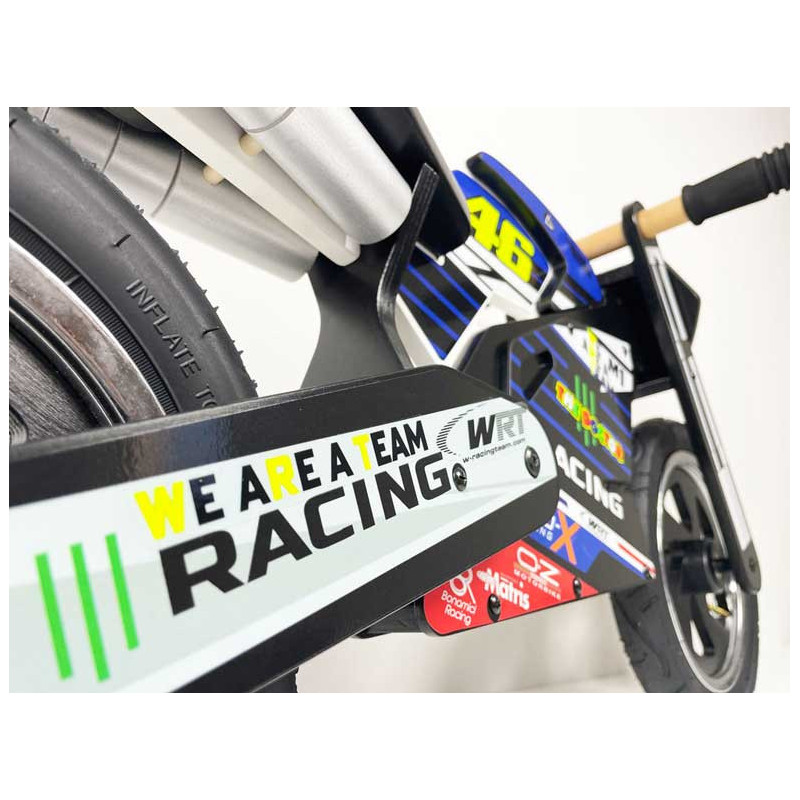 Draisiennes en bois noir avec Kit déco Valentino Rossi 46