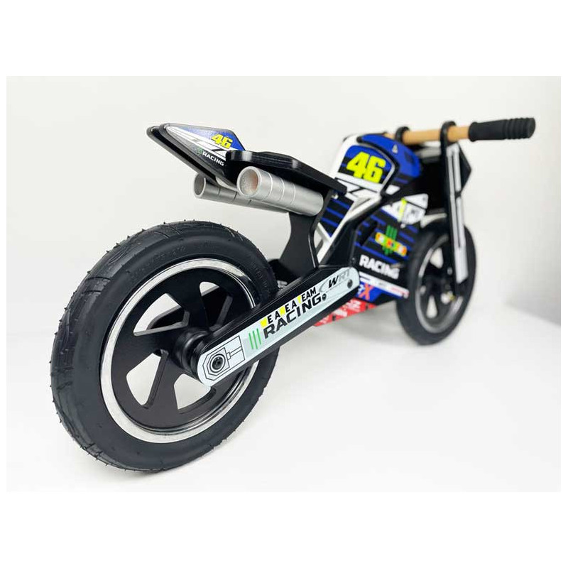Draisiennes en bois noir avec Kit déco Valentino Rossi 46