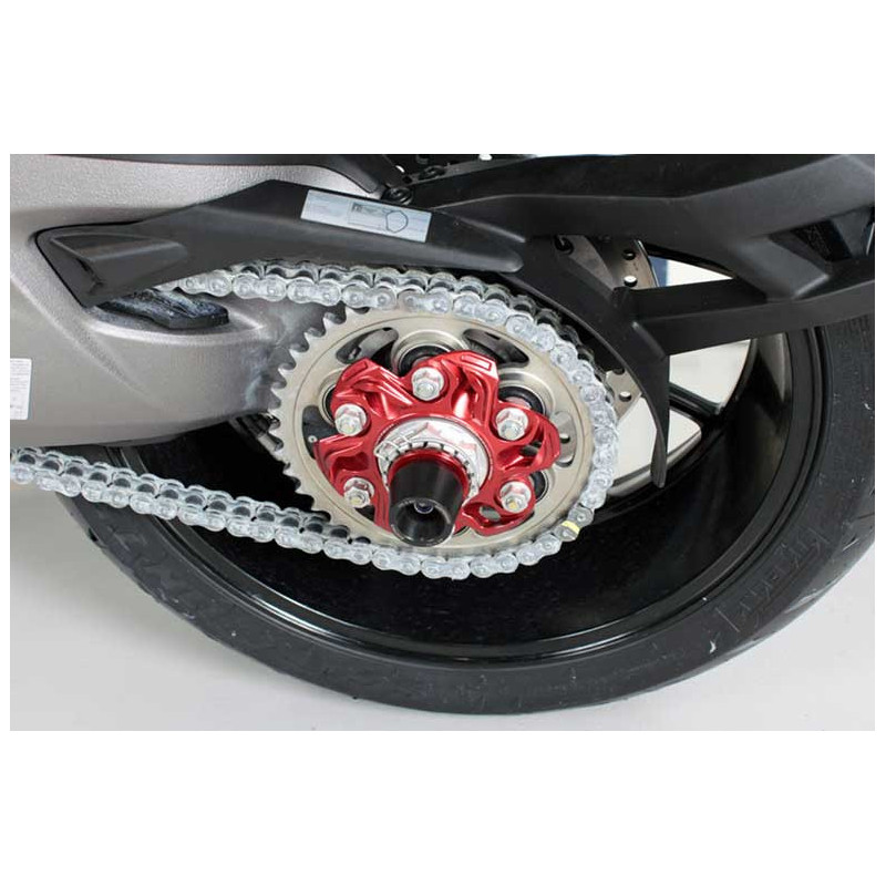 DUCATI MULTISTRADA 1200 ROULETTES DE PROTECTION ROUE ARRIERE EVOTECH