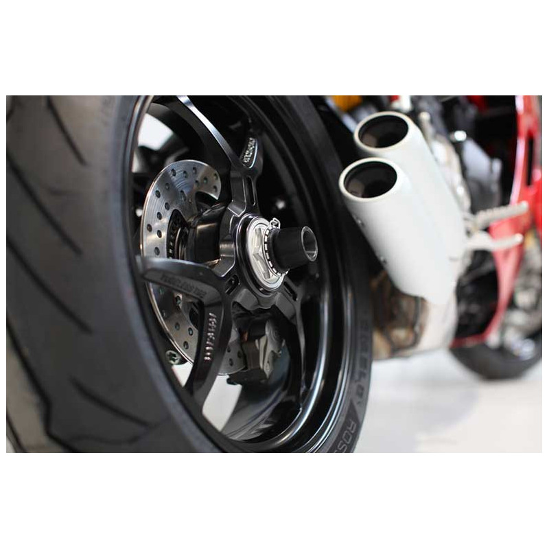 DUCATI MULTISTRADA 1200 ROULETTES DE PROTECTION ROUE ARRIERE EVOTECH