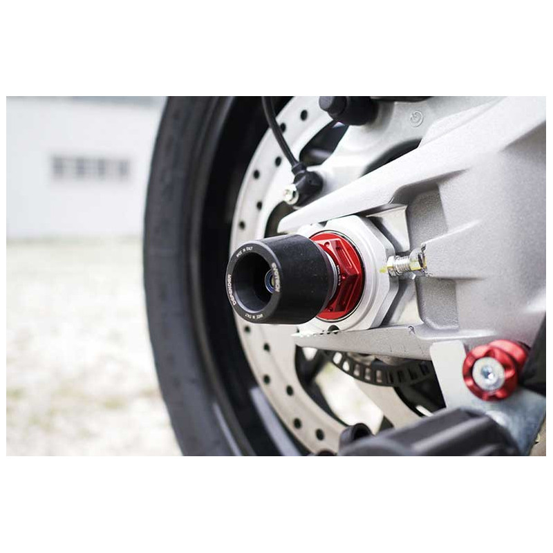 DUCATI PANIGALE 959/1199 ROULETTES DE PROTECTION ROUE ARRIERE EVOTECH