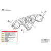 DUCATI PANIGALE V4 TE DE FOURCHE SUPERIEUR STREET BONAMICI RACING
