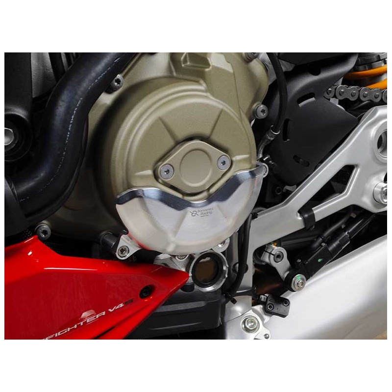 DUCATI STREETFIGHTER KIT PROTECTION CARTER COTE GAUCHE ET DROIT ALU TAILLE MASSE
