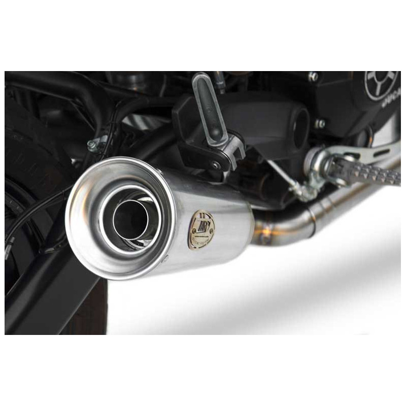 Echappement bas inox conique Zard