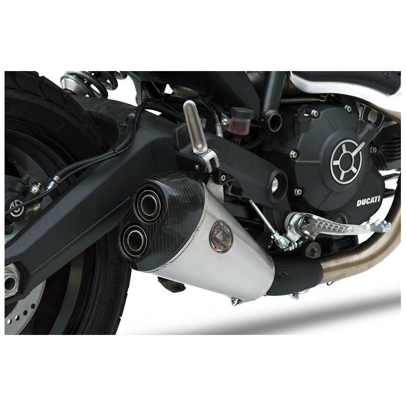 Echappement bas inox  Double inox Zard