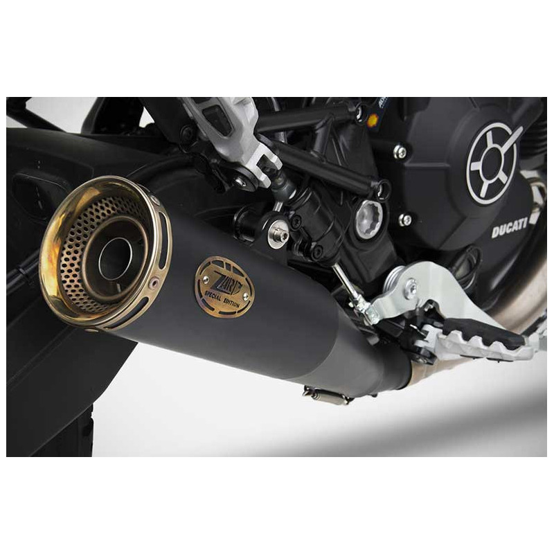 Echappement bas inox Zuma Zard