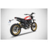 Echappement bas inox Zuma Zard
