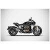 Echappement double sortie Triumph Rocket 3  Zard