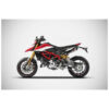 Echappement gt inox Ducati hypermotard 950 Zard