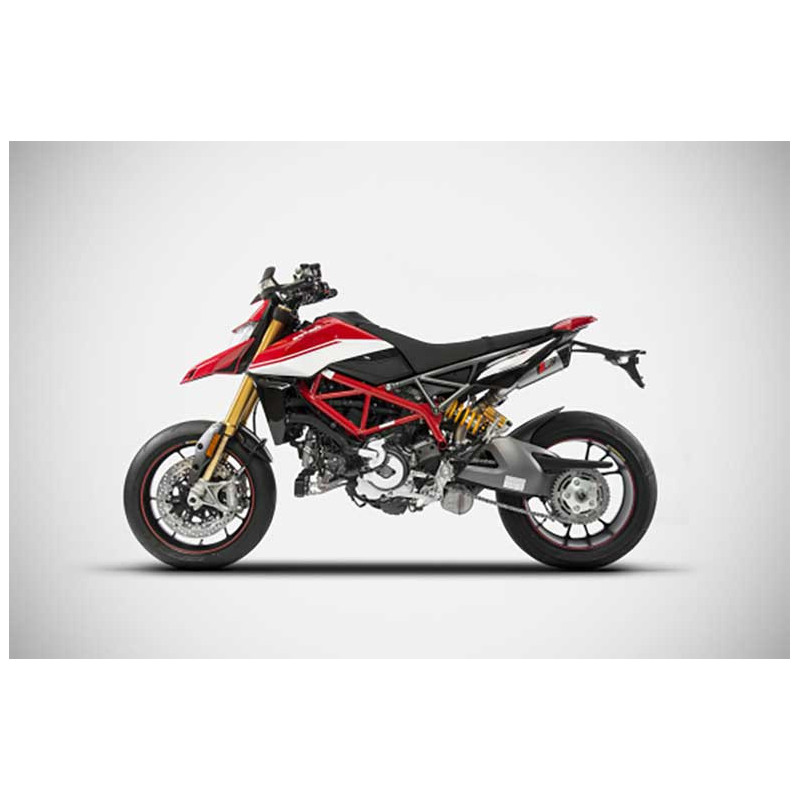 Echappement gt inox Ducati hypermotard 950 Zard