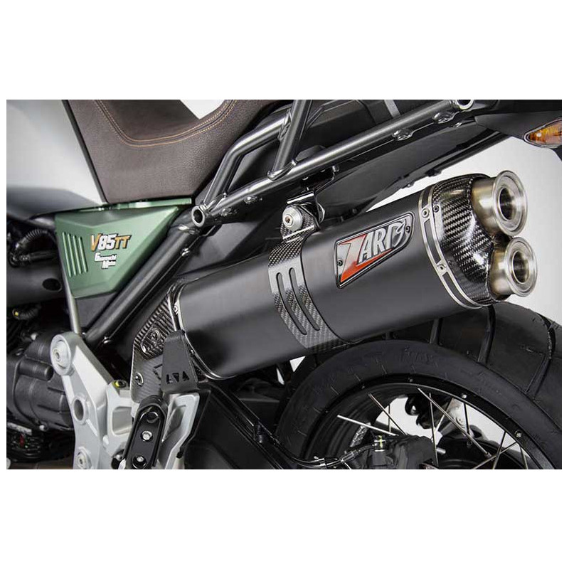 Echappement  haut Moto Guzzi v85 tt Zard