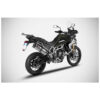 Echappement haut Triumph Tiger 900 inox embout carbone Zard
