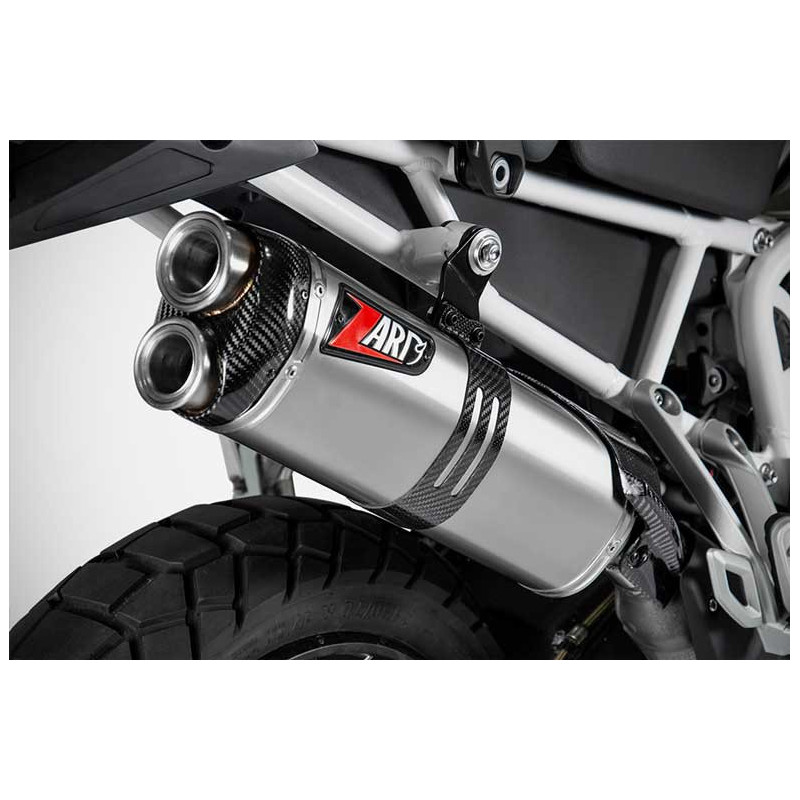 Echappement haut Triumph Tiger 900 inox embout carbone Zard