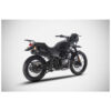 ECHAPPEMENT HAUT ZARD INOX EMBOUT CARBONE HIMALAYAN / SCRAM 41