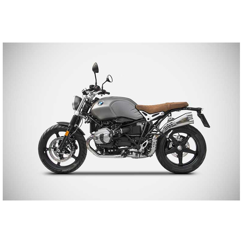 Echappement inox BMW R Nine T scrambler version limited edition Zard